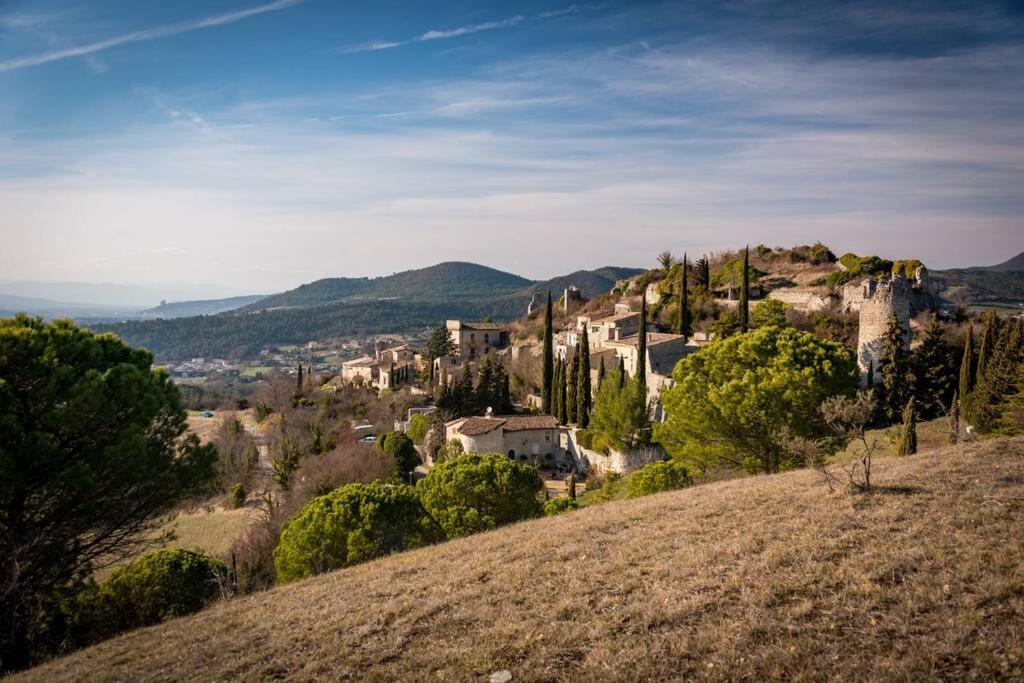 Gîtes pour 4 pers avec panorama sur les 3 Becs Mirabel-et-Blacons Extérieur photo