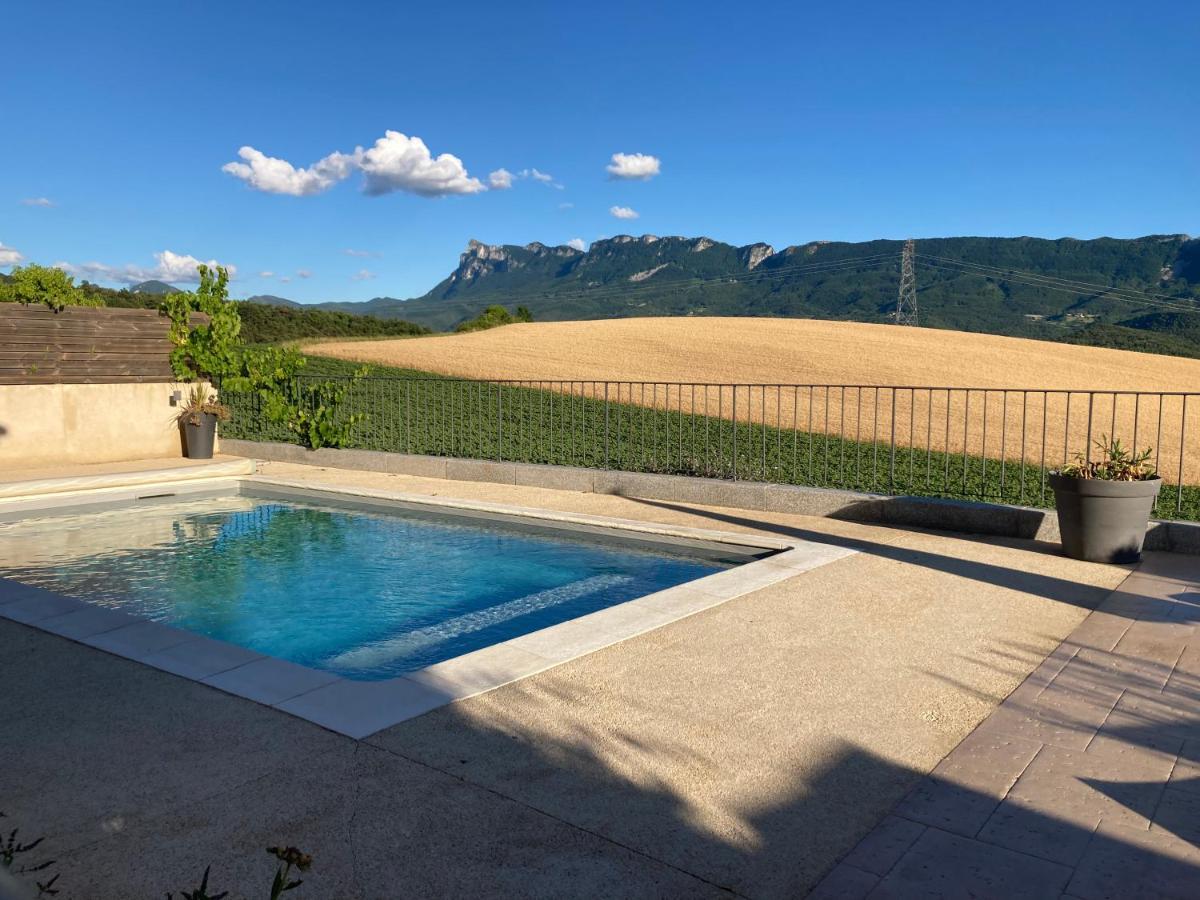 Gîtes pour 4 pers avec panorama sur les 3 Becs Mirabel-et-Blacons Extérieur photo