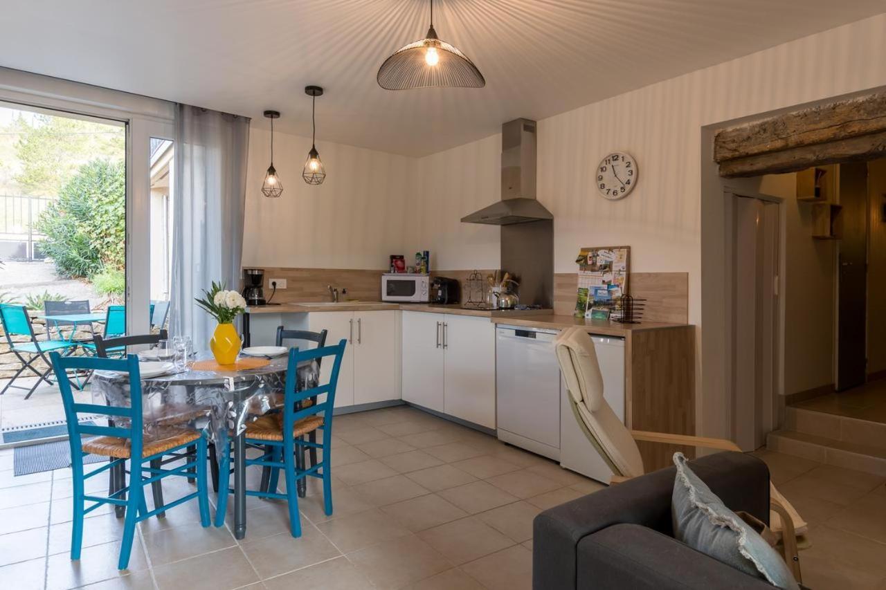 Gîtes pour 4 pers avec panorama sur les 3 Becs Mirabel-et-Blacons Extérieur photo